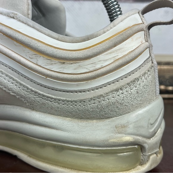 Nike Air Max 97 Women's Running Shoes Size 9 Pale Pink Summit White Light Bone - Picture 8 of 9